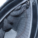GUCCI Bamboo Hand Bag Canvas 2way Black Silver 002 1998 0353 Auth ep15105-22