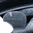 GUCCI Bamboo Hand Bag Canvas 2way Black Silver 002 1998 0353 Auth ep15105-12
