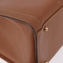 GUCCI Bamboo Hand Bag Leather Brown Gold 002 1095 0260 Auth ep15106-16