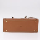 GUCCI Bamboo Hand Bag Leather Brown Gold 002 1095 0260 Auth ep15106-5