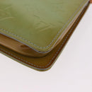 LOUIS VUITTON Monogram Vernis Lexington Pouch Baby Blue M91011 LV Auth ep15107-15