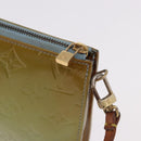 LOUIS VUITTON Monogram Vernis Lexington Pouch Baby Blue M91011 LV Auth ep15107-10