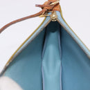 LOUIS VUITTON Monogram Vernis Lexington Pouch Baby Blue M91011 LV Auth ep15107-18