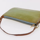 LOUIS VUITTON Monogram Vernis Lexington Pouch Baby Blue M91011 LV Auth ep15107-6