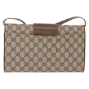GUCCI GG Supreme Shoulder Bag PVC Beige Gold 904 02 050 Auth ep15108-3