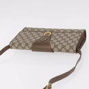 GUCCI GG Supreme Shoulder Bag PVC Beige Gold 904 02 050 Auth ep15108-6