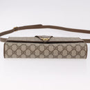 GUCCI GG Supreme Shoulder Bag PVC Beige Gold 904 02 050 Auth ep15108-9