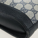 GUCCI GG Supreme Shoulder Bag PVC Navy Gold 001 109 0579 Auth ep15109-15