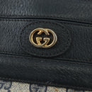 GUCCI GG Supreme Shoulder Bag PVC Navy Gold 001 109 0579 Auth ep15109-18