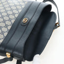 GUCCI GG Supreme Shoulder Bag PVC Navy Gold 001 109 0579 Auth ep15109-19