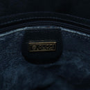 GUCCI GG Supreme Shoulder Bag PVC Navy Gold 001 109 0579 Auth ep15109-21