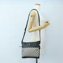 GUCCI GG Supreme Shoulder Bag PVC Navy Gold 001 109 0579 Auth ep15109-28