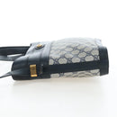 GUCCI GG Supreme Shoulder Bag PVC Navy Gold 001 109 0579 Auth ep15109-6