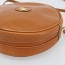 GUCCI Shoulder Bag Leather Brown Gold 007 37 5575 Auth ep15110-10