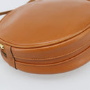 GUCCI Shoulder Bag Leather Brown Gold 007 37 5575 Auth ep15110-13