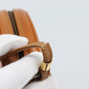 GUCCI Shoulder Bag Leather Brown Gold 007 37 5575 Auth ep15110-23