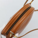 GUCCI Shoulder Bag Leather Brown Gold 007 37 5575 Auth ep15110-6
