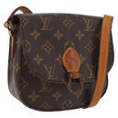 LOUIS VUITTON Monogram Saint Cloud PM Shoulder Bag M51244 LV Auth ep15111A-1