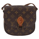 LOUIS VUITTON Monogram Saint Cloud PM Shoulder Bag M51244 LV Auth ep15111A-13