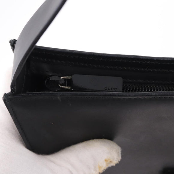 GUCCI Shoulder Bag PVC Canvas Black 001 3066 Auth ep15112