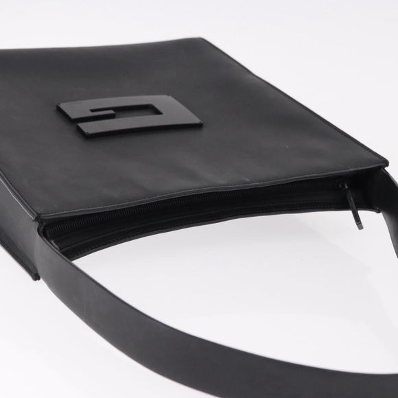 GUCCI Shoulder Bag PVC Canvas Black 001 3066 Auth ep15112
