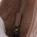 GUCCI GG Canvas Guccissima Tote Bag Leather Beige Gold 211137 Auth ep15114A-10
