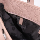 GUCCI GG Canvas Guccissima Tote Bag Leather Beige Gold 211137 Auth ep15114A-21