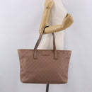 GUCCI GG Canvas Guccissima Tote Bag Leather Beige Gold 211137 Auth ep15114A-23