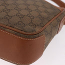 GUCCI GG Canvas Shoulder Bag Beige Gold Auth ep15115-14