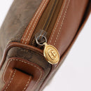 GUCCI GG Canvas Shoulder Bag Beige Gold Auth ep15115-17