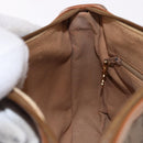 GUCCI GG Canvas Shoulder Bag Beige Gold Auth ep15115-21