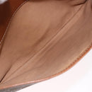 GUCCI GG Canvas Shoulder Bag Beige Gold Auth ep15115-24