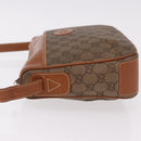 GUCCI GG Canvas Shoulder Bag Beige Gold Auth ep15115-5