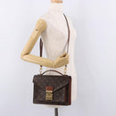 LOUIS VUITTON Monogram Monceau 26 Hand Bag 2way M51187 LV Auth ep15116-26