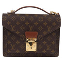 LOUIS VUITTON Monogram Monceau 26 Hand Bag 2way M51187 LV Auth ep15116-13