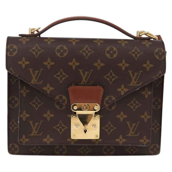 LOUIS VUITTON Monogram Monceau 26 Hand Bag 2way M51187 LV Auth ep15116