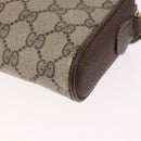 GUCCI GG Supreme Web Sherry Line Bag PVC Beige Gold 116 02 089 Auth ep15117-13