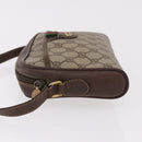 GUCCI GG Supreme Web Sherry Line Bag PVC Beige Gold 116 02 089 Auth ep15117-5