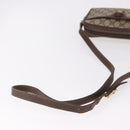 GUCCI GG Supreme Web Sherry Line Bag PVC Beige Gold 116 02 089 Auth ep15117-7