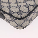 GUCCI GG Supreme Shoulder Bag PVC Navy Gold 007 56 0095 Auth ep15119-9
