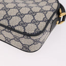 GUCCI GG Supreme Shoulder Bag PVC Navy Gold 007 56 0095 Auth ep15119-16