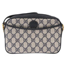 GUCCI GG Supreme Shoulder Bag PVC Navy Gold 007 56 0095 Auth ep15119-13