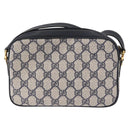 GUCCI GG Supreme Shoulder Bag PVC Navy Gold 007 56 0095 Auth ep15119-2