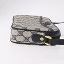 GUCCI GG Supreme Shoulder Bag PVC Navy Gold 007 56 0095 Auth ep15119-3