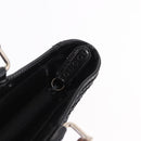 GUCCI Bamboo Hand Bag Patent Leather Black Silver 002 1817 0413 Auth ep15120-18
