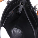 GUCCI Bamboo Hand Bag Patent Leather Black Silver 002 1817 0413 Auth ep15120-19