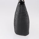 GUCCI Bamboo Hand Bag Patent Leather Black Silver 002 1817 0413 Auth ep15120-4