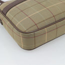 Burberrys Nova Check Shoulder Bag Canvas Beige Gold Auth ep15123-11