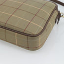 Burberrys Nova Check Shoulder Bag Canvas Beige Gold Auth ep15123-12