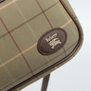 Burberrys Nova Check Shoulder Bag Canvas Beige Gold Auth ep15123-15